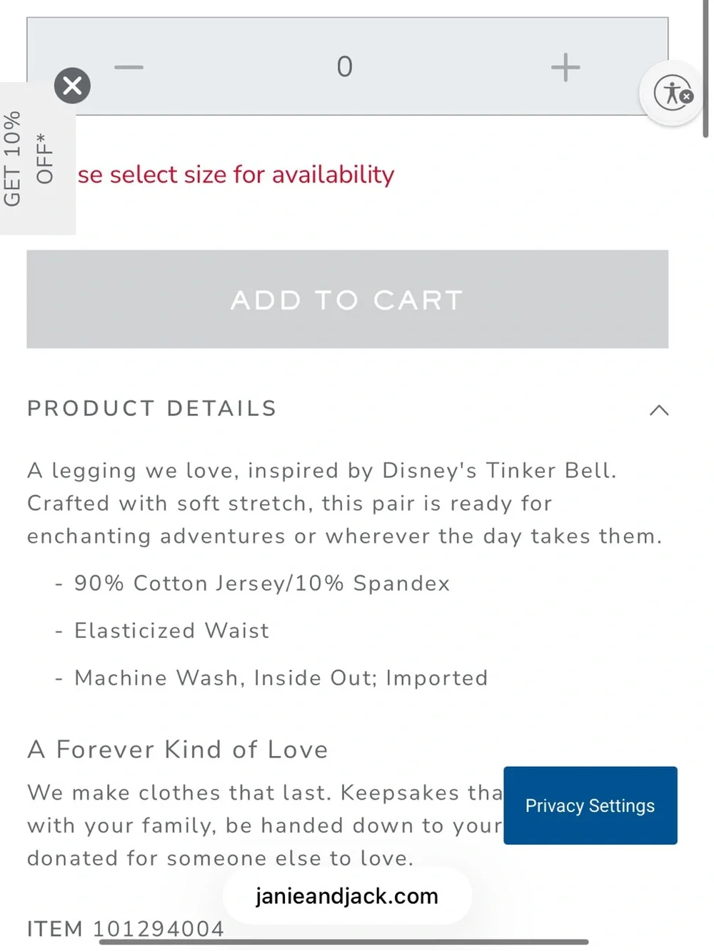 Janie and Jack nwt no